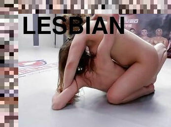 lesbian sex fight winner fucks loser with Carmen vs. Alexa