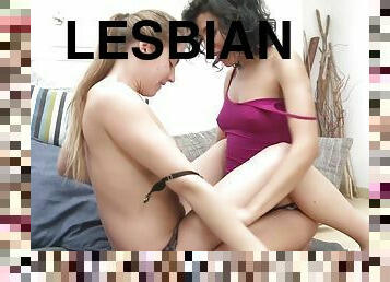 Kinky Sluts Rebecca & Lina Go Lesbian In Crazy Porn