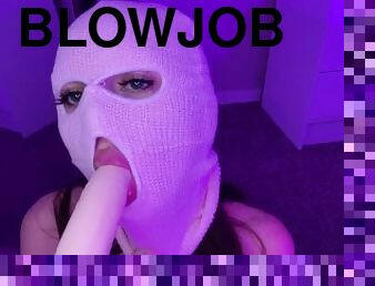 ski mask blowjob! comment and link to get the full video!!!!