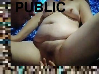 puting-payudara, orgasme, umum, vagina-pussy, muncrat, ibu, permainan-jari, bokong, besar-besaran, hutan