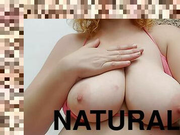 Big Natural Boobs Exposed Public Nudity Topless Outside Nipple Play Big Pink Nipples