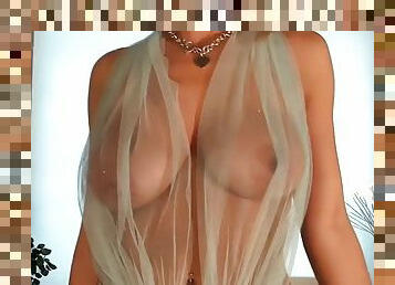 Nikki sims sheer top