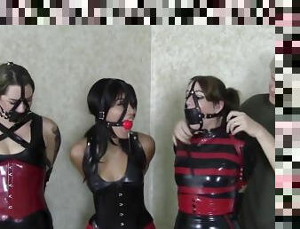 bdsm, stramta, latex, bruneta, piele