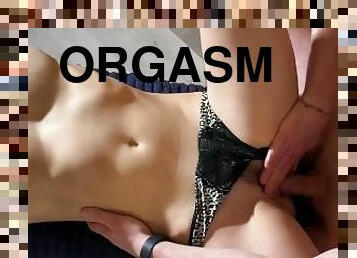 orgasm, fitta-pussy, amatör, anal, hemmagjord, trosor, sprut, knullande, underkläder, tight