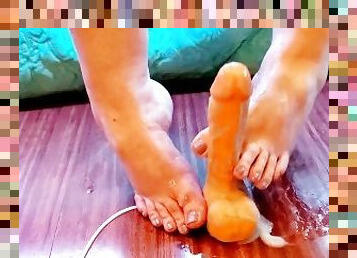 gemuk, amateur, peju, urut, perempuan-besar-and-gemuk, kaki, merangkap, fetish, solo, merangsang-dengan-kaki