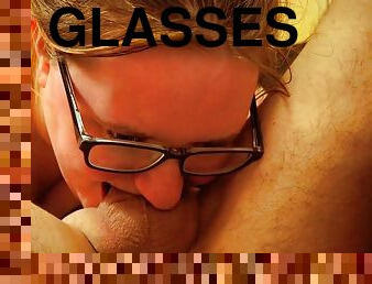 Teen With Glasses Stepbros Cock Big Facial