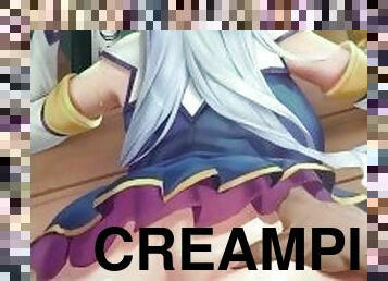 aqua gets a creampie