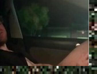 Blonde Boy Taking Time To Enjoy His Dick Late at Night in His Car  - Hot Fierce Silly Horny Lonely O