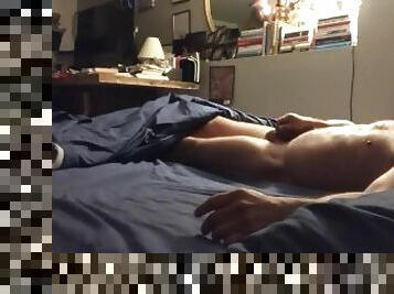 Cuddles and a hard cock, pre-fuck, thanksgiving eve