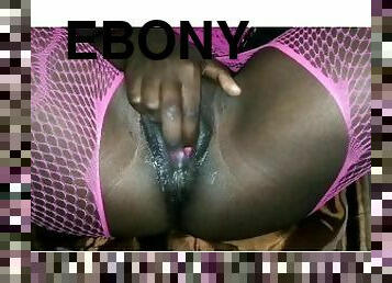 ebony tight pussy rubbed