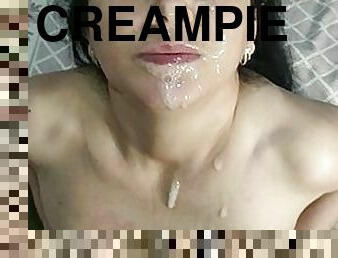 Great Cum in Mouth ,Oral Creampie and Facials Amateur MILF Compilation