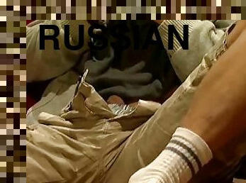 Russian newcumer Akex self masturbating with dildo play - Jizzy Toyboyz Scene 3