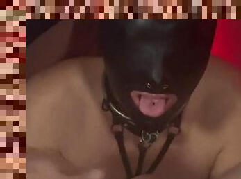 Face Fuck for Masked Submissive Slave
