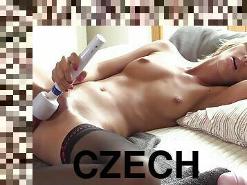 Czech Babe Jenny Smart Masturbates To Orgasm