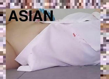 2021 Halloween Asian Zombie girl Fucking Creampie  ???????????????