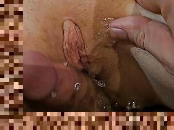 Squirt in the hotel room Lana squirts everything out of her pussy she loves when it runs out of her
