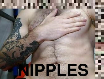 nippel, homosexuell, sadomasochismus, sklavin, gesichtspunkt, fetisch, allein, vorherrschaft, tattoo