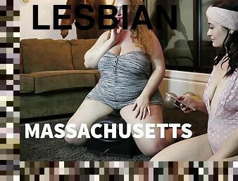 Redhead And Brunette Lesbians Wanna Misbehave