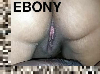 Ebony Babe Riding Nice Black Cock!!!!