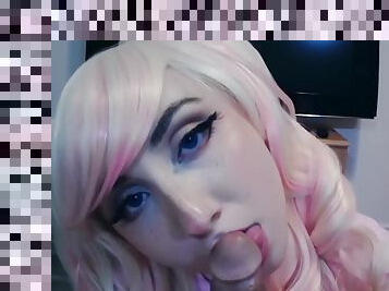 Ahegao Hand Job From A Cute Egirl With Edging