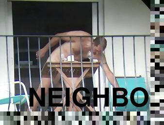 Hidden camera filmed fucking neighbors