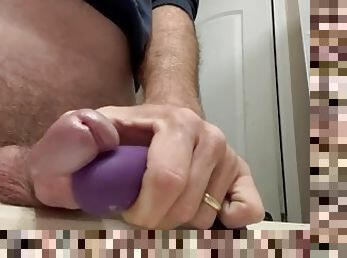 Intense orgasm from using my wifes vibrator