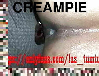 shemale, anal, creampie, pov