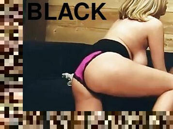 Big tits blonde enjoys big black cock