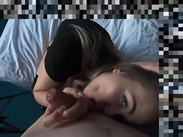 Amateur Teen With Big Boobs Deepthroat Big Cock - Cum On Face