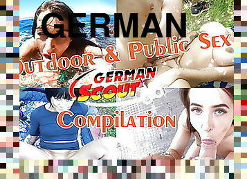 GERMAN SCOUT - OUTDOOR PUBLIC SEX AT PICKUP COMPILATION