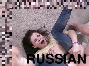 Hot Ukrainian Girl Gets Fucked Hard By Her Angry Russian BF
