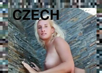 Czech girl parading naked 02