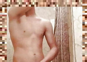 bañando, masturbación, amateur, mamada, gay, webcam, ducha, gay-joven