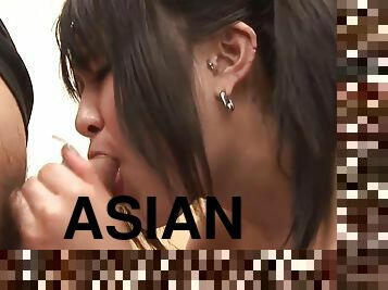 asia, blowjob-seks-dengan-mengisap-penis, jepang, handjob-seks-dengan-tangan-wanita-pada-penis-laki-laki, pelacur-slut, kotor, berambut-cokelat, pengisapan