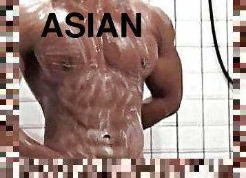 asiatiche, bagno, papà, gay, seghe, paparini, muscolosi, filippine