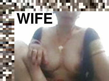 Desi wife natural boobs fucking finger pussy