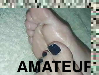 amateur, pies, fetichista, con-los-pies