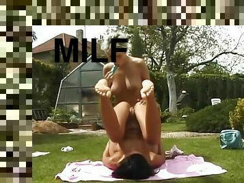 MILFs Have A Private Garden Party - Pleasure Photorama