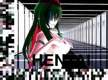 MMD Elect R-18 Yuuka Kazami and Hijiri sexy dance