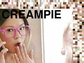 CUM4K Multiple Oozing Creampies With Seductive Asian Stepsis