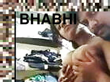 Hot bhabhi&rsquo;s big milky boobs