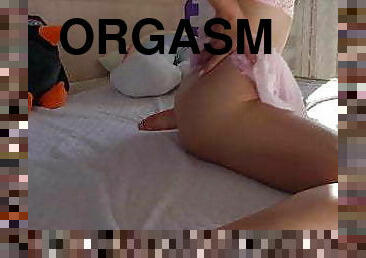 röv, masturbation, orgasm, hemmagjord, fingerknull, ensam, close-up, rövhål