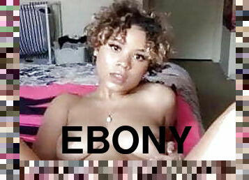 Ebony Redbone Does Slow Strip And Pussy Play