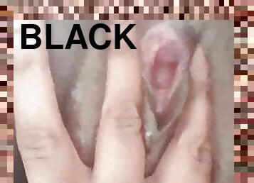 masturbare-masturbation, orgasm, pasarica, tasnit, negru, cu-degetelul, american, uda, african