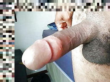 Precum hanging around