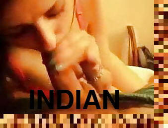 North Indian wife Gives sexy blowjob to her husband