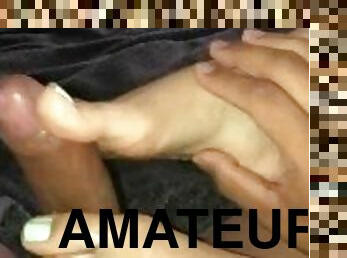 Latina footjob