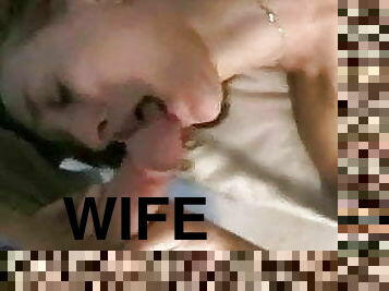 isteri, blowjob-seks-dengan-mengisap-penis, cumshot-keluarnya-sperma, jenis-pornografi-milf, buatan-rumah, ibu, kotor, berhubungan-dengan-wajah, sperma