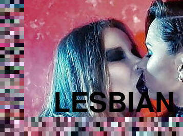 lesbian-lesbian, pijat, bdsm-seks-kasar-dan-agresif, berciuman, perempuan-jalang, berambut-pirang, bidadari, berambut-cokelat, tato