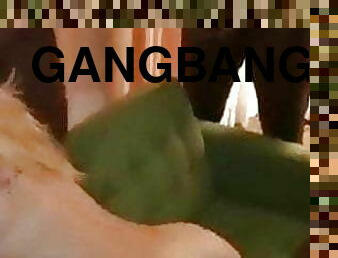 White girl Gangbanged and fucked hard